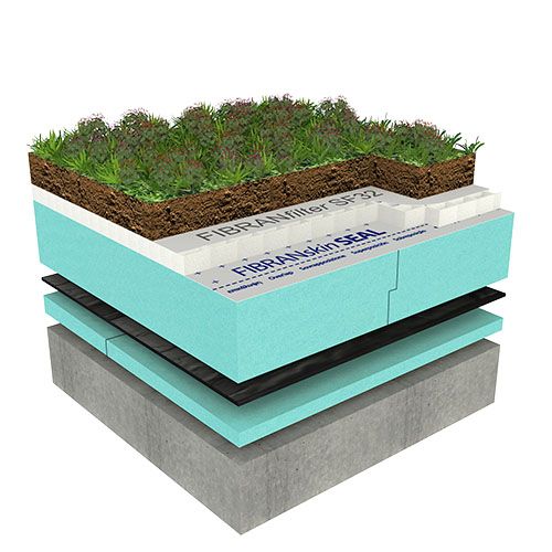 Extensive Green Flat Roof - OPTIMO